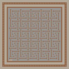 KARE LOGO EŞARP 90x90 - TARÇIN