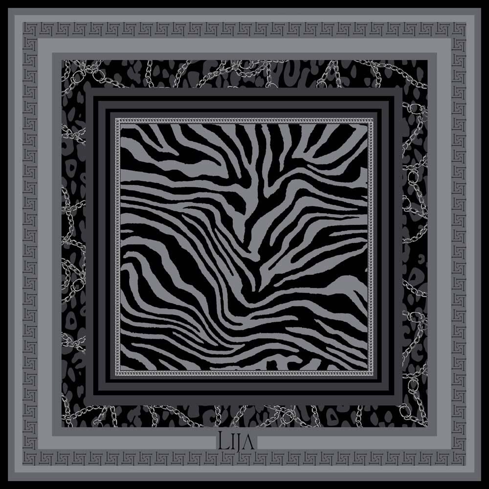 ASİL EŞARP 90x90 - SİYAH