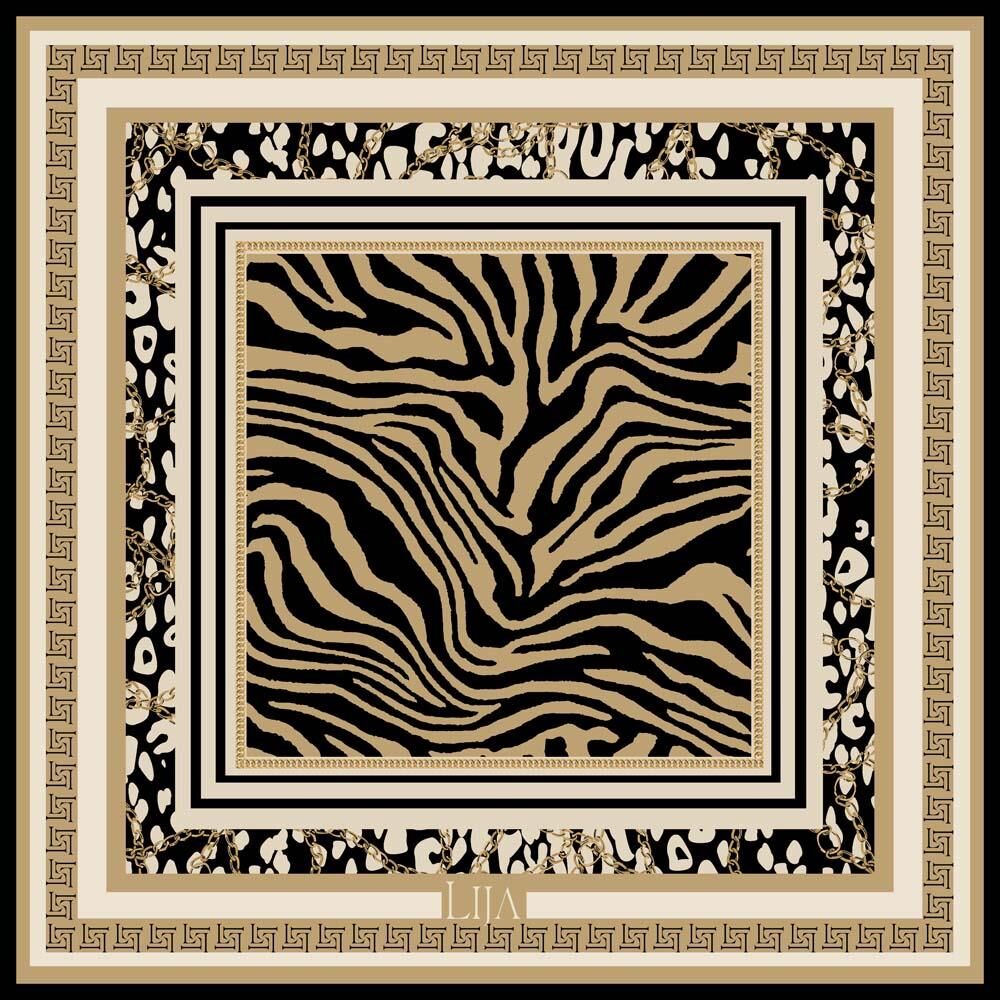 ASİL EŞARP 90x90 - GOLD