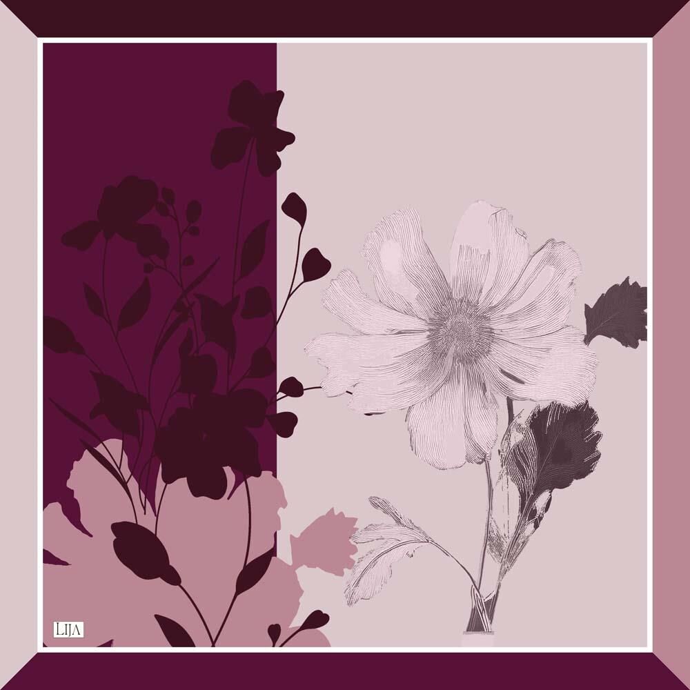 KASIMPATI EŞARP 90x90 - BORDO