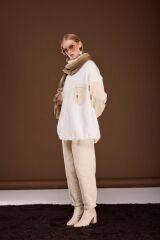 GABARDİN NAKIŞLI PANT.