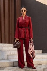 ŞAL YAKA SATEN TAKIM