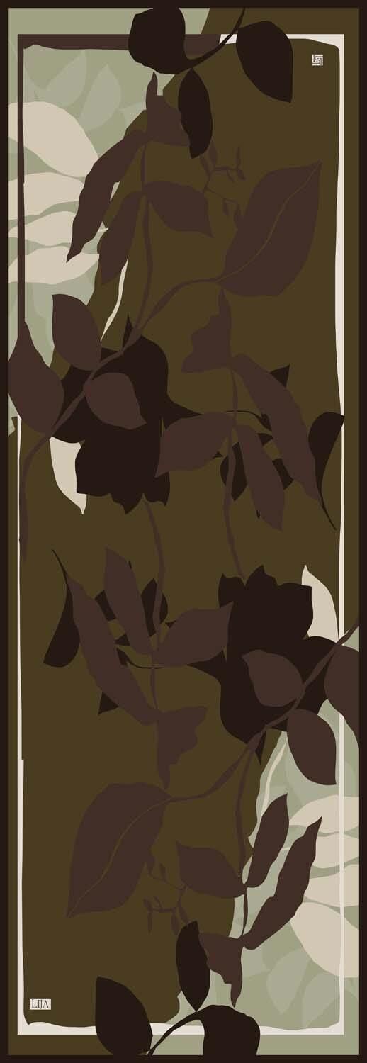 NERGİS ŞAL 70x200 - OLIVE