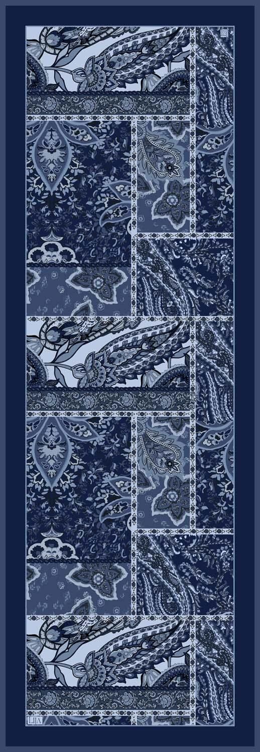 ARYA ŞAL 70x200 - LACİVERT