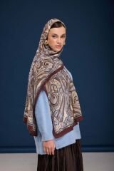 NEHİR ŞAL 70x200 - KAHVE