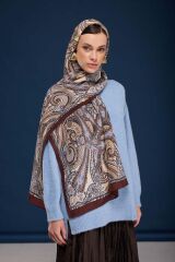 NEHİR ŞAL 70x200 - KAHVE