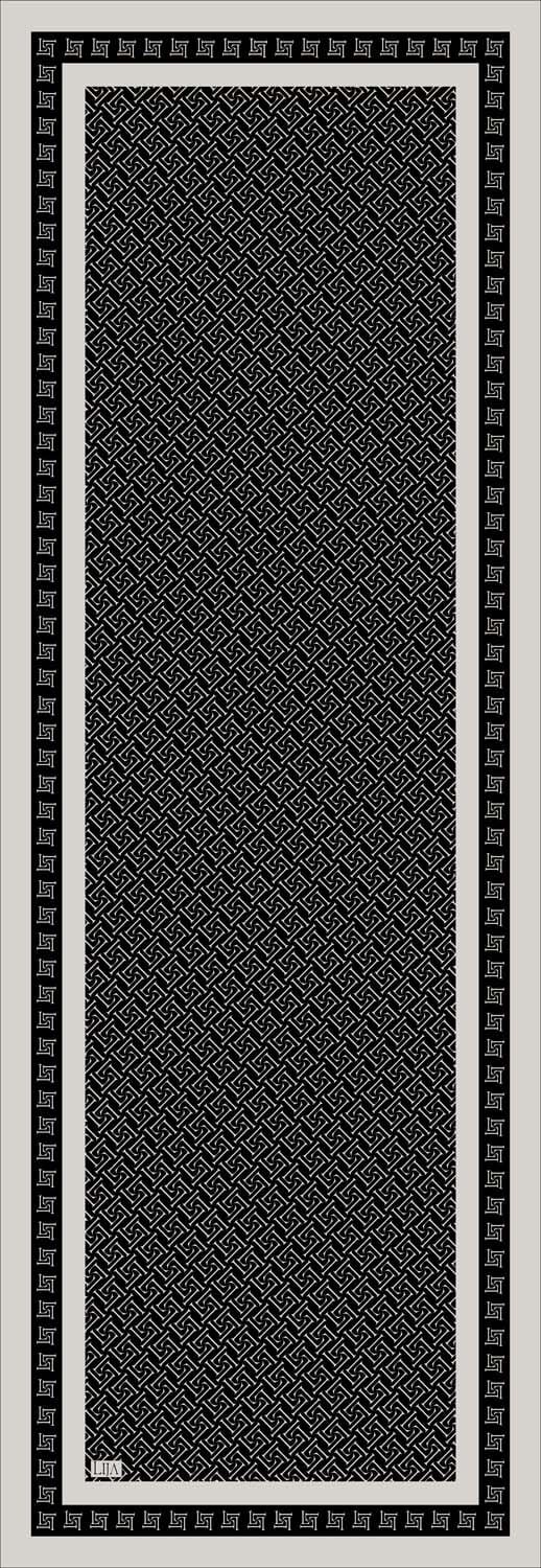 KÜÇÜK LOGO ŞAL 70x200 - SİYAH