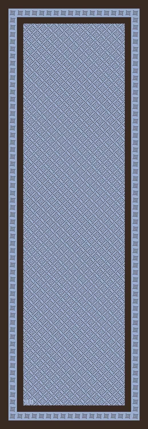 KÜÇÜK LOGO ŞAL 70x200 - MAVİ