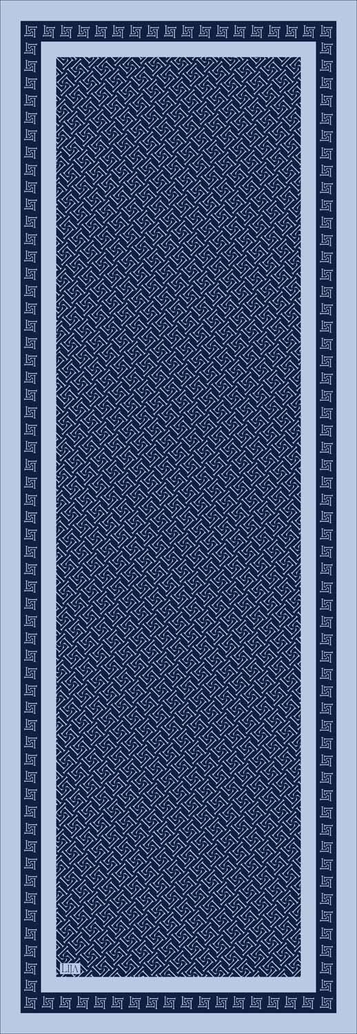 KÜÇÜK LOGO ŞAL 70x200 - LACİVERT