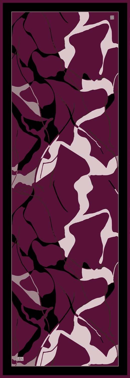 KIVILCIM ŞAL 70x200 - BORDO