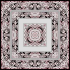 ZERRİN EŞARP 90x90 - TAŞ