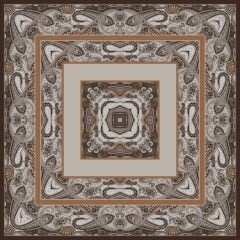 ZERRİN EŞARP 90x90 - VİZON