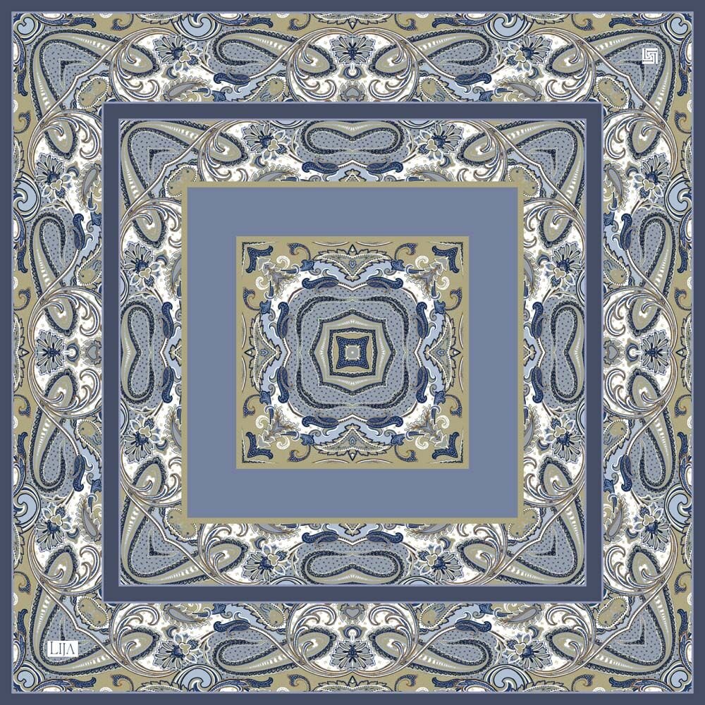 ZERRİN EŞARP 90x90 - ÇAĞLA